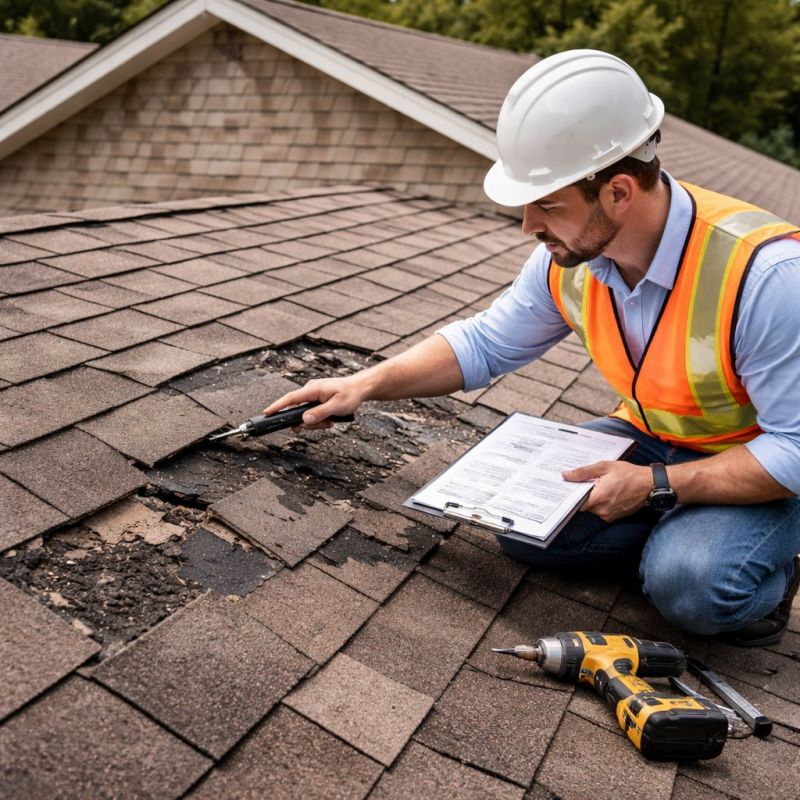 Asphalt Roof Inspection in Larkspur, CO