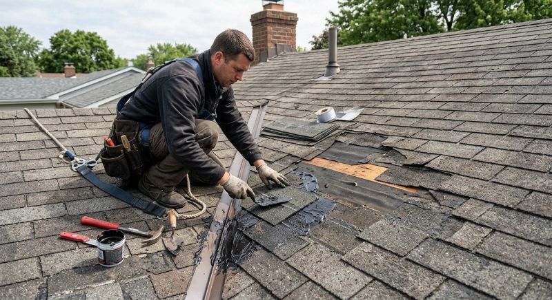 Asphalt Roof Leak Repair in Englewood, CO