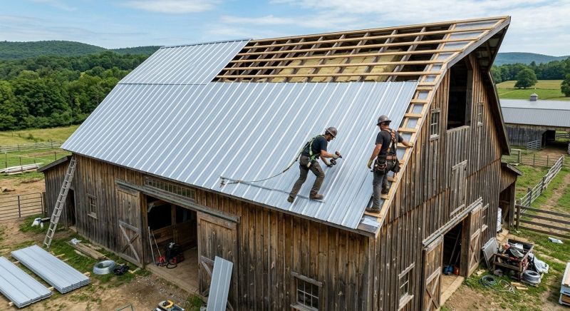 Barn Roof Construction in Parker, CO