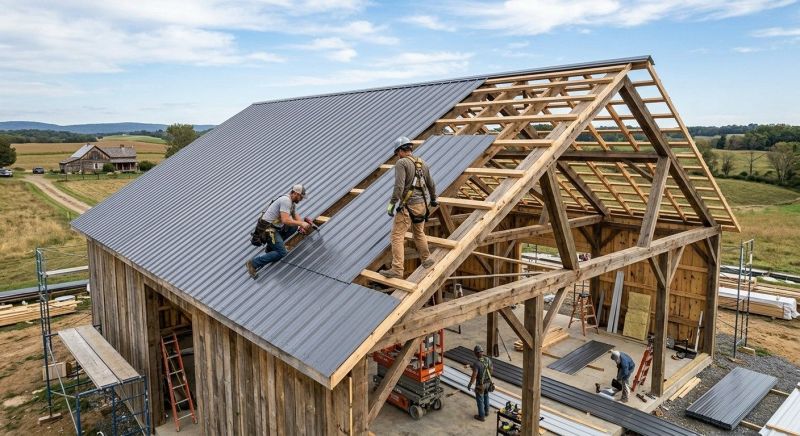 Barn Roof Installation in Parker, CO