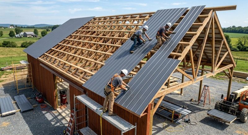 Barn Roof Installation in Parker, CO