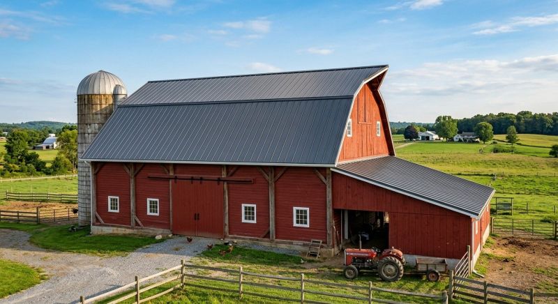 Barn Roof Replacement in Elizabeth, CO