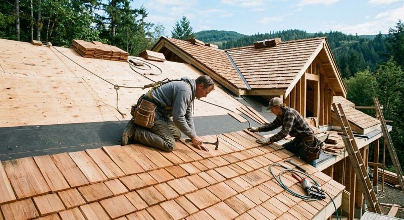 Cedar Roof Installation in Castle Rock, CO