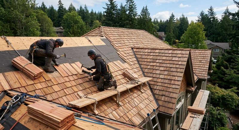 Cedar Roof Installation in Castle Rock, CO