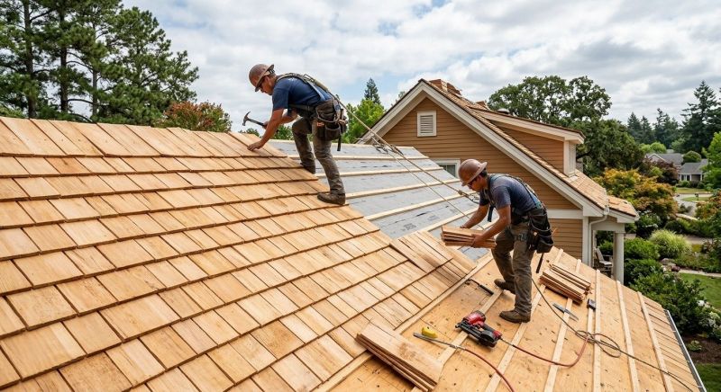 Cedar Roof Installation in Englewood, CO