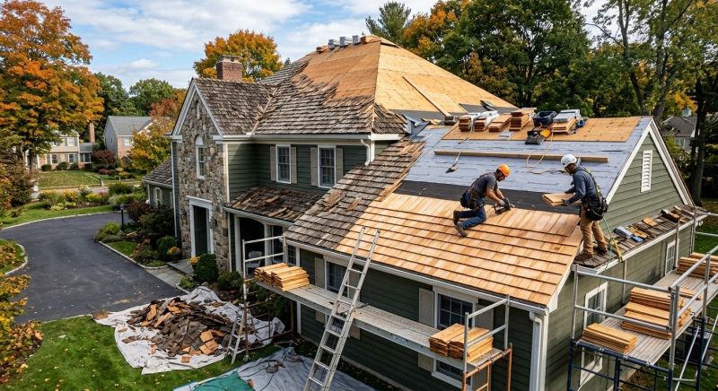 Cedar Roof Replacement in Larkspur, CO
