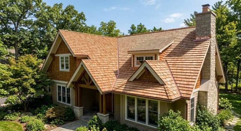 Cedar Shake Roof Construction in Douglas County, CO