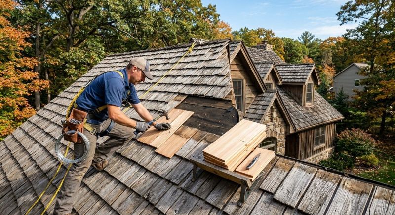 Cedar Shingles Repair in Douglas County, CO