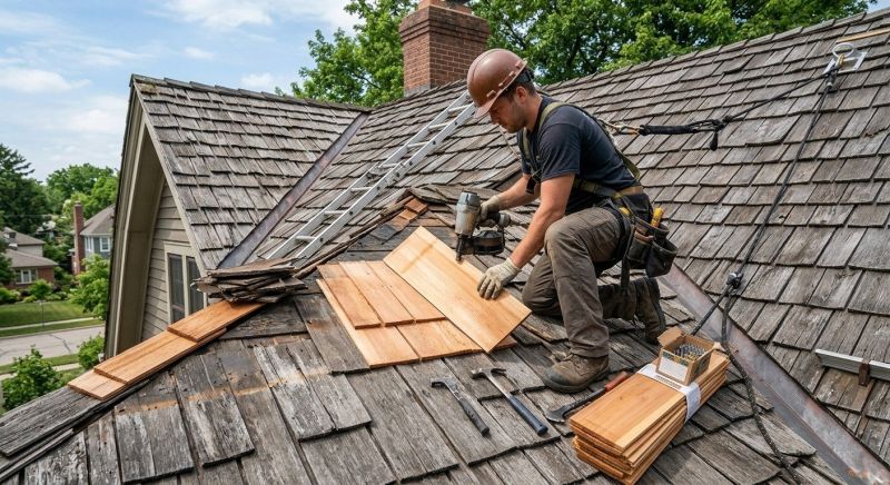 Cedar Shingles Repair in Parker, CO