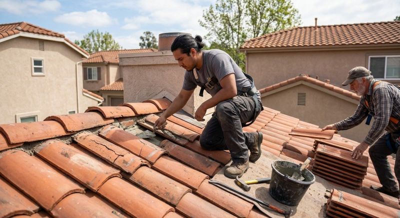Clay Roof Leak Repair in Parker, CO