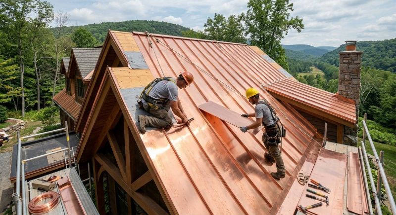 Copper Roof Installation in Parker, CO