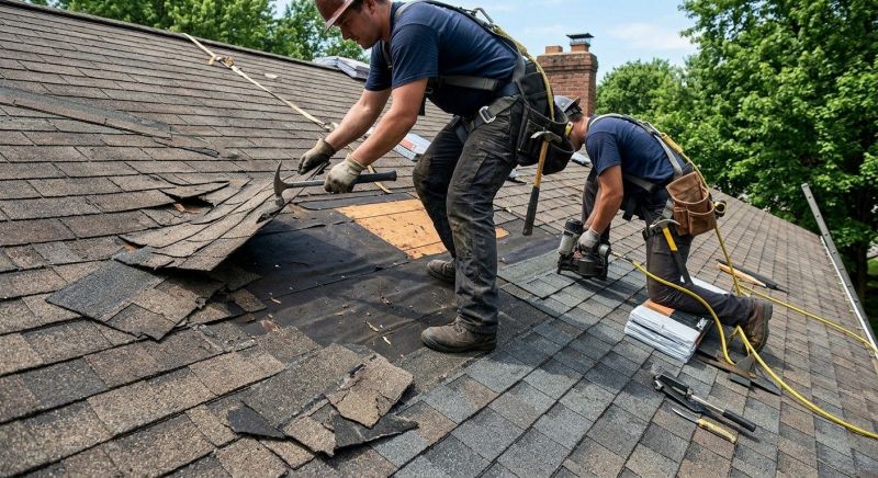 Damaged Roof Repair in Adams County, CO