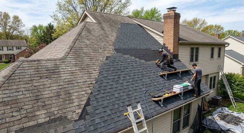 Damaged Roof Replacement in Parker, CO