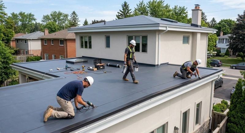 Flat Roof Installation in Aurora, CO
