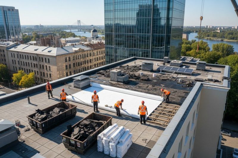 Flat Roof Replacement in Douglas County, CO
