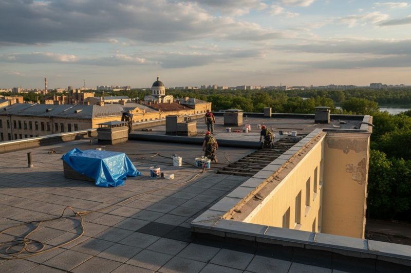 Flat Roof Replacement in Elizabeth, CO