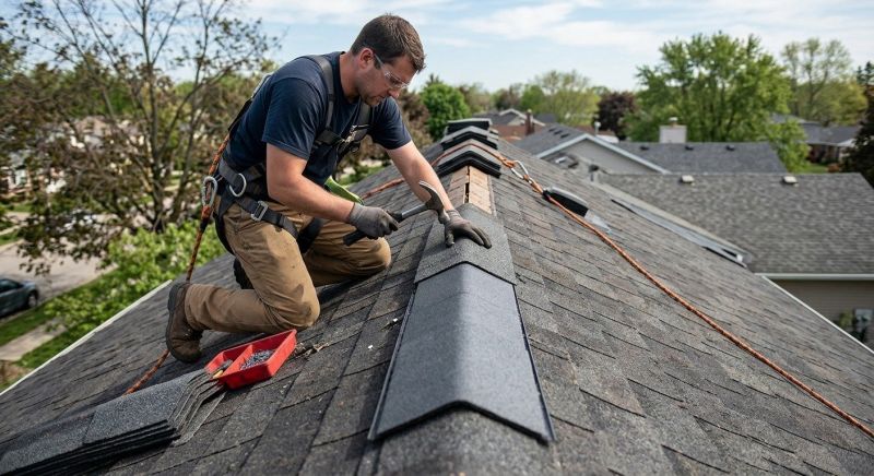 Ridge Cap Repair in Parker, CO