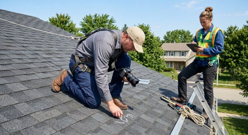 Roof Damage Inspection in Larkspur, CO