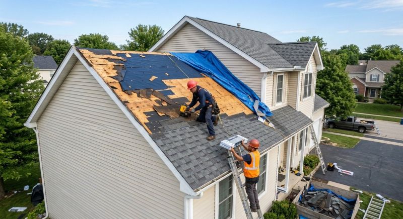 Roof Damage Restoration in Elizabeth, CO