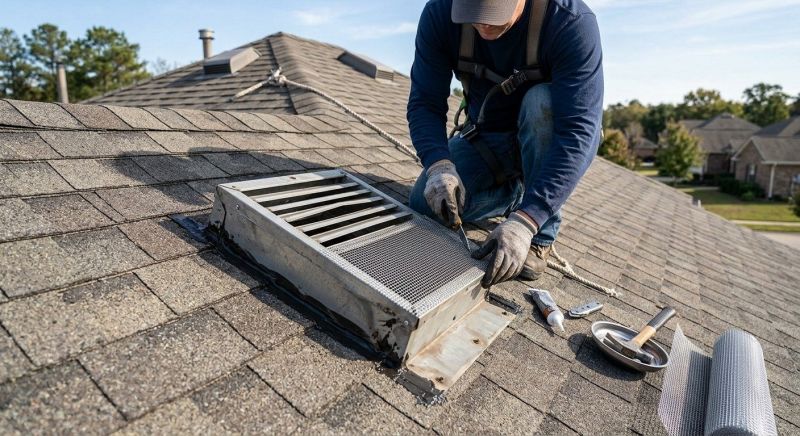 Roof Vent Flashing Repair in Parker, CO