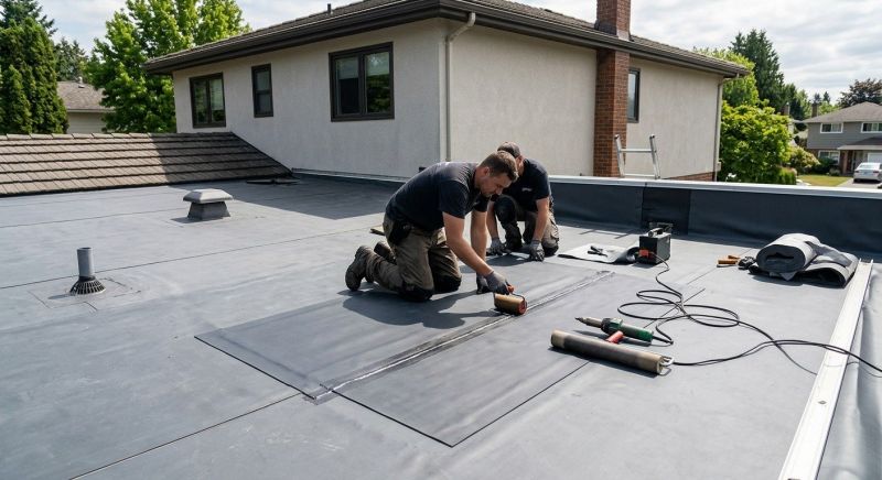 Rubber Roof Repair in Denver, CO