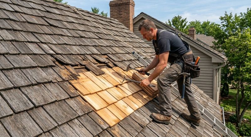 Shake Shingle Repair in Larkspur, CO
