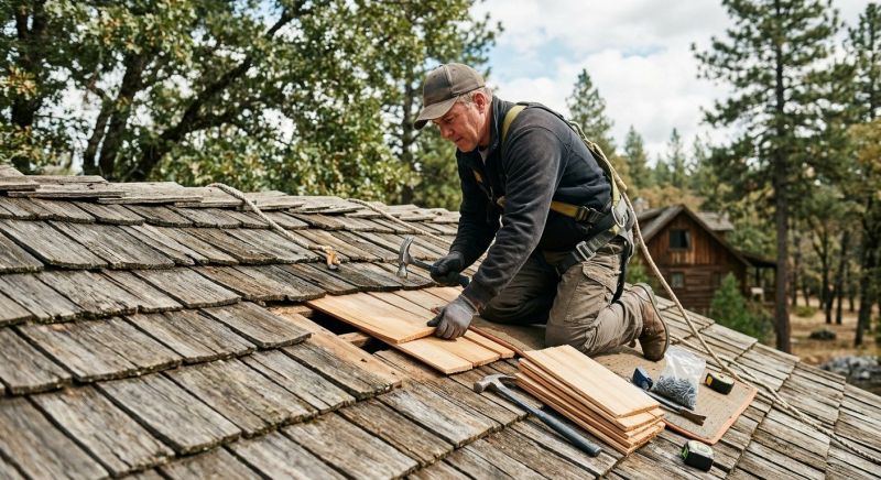 Shake Shingle Repair in Parker, CO