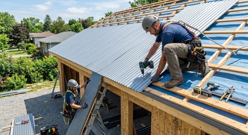 Sheet Roofing Installation in Elbert County, CO