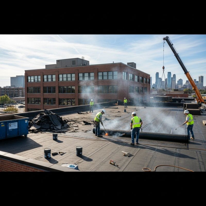 Single Ply Roof Replacement in Denver, CO