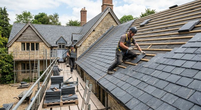 Slate Roof Installation in Denver, CO