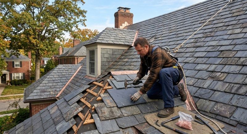 Slate Roof Repair in Jefferson County, CO