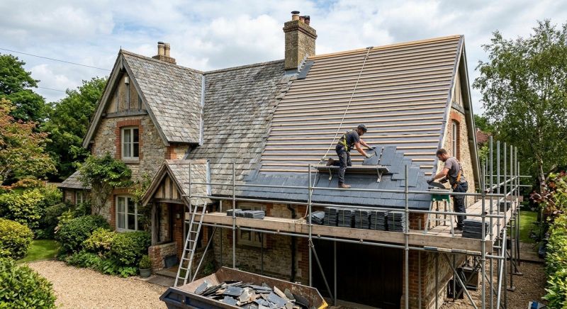 Slate Roof Replacement in Adams County, CO