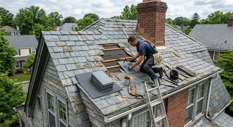Slate Shingles Repair in Elizabeth, CO