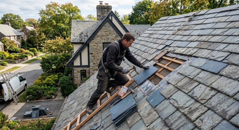 Slate Shingles Repair in Jefferson County, CO