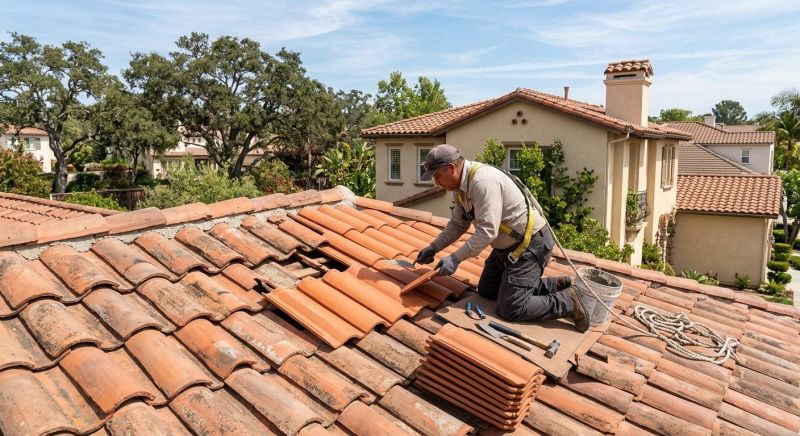 Spanish Tile Roof Repair in Parker, CO