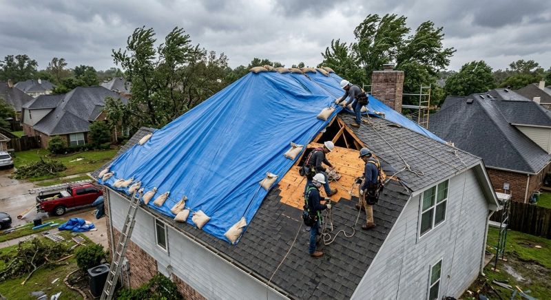 Storm Damage Roof Repair in Denver, CO