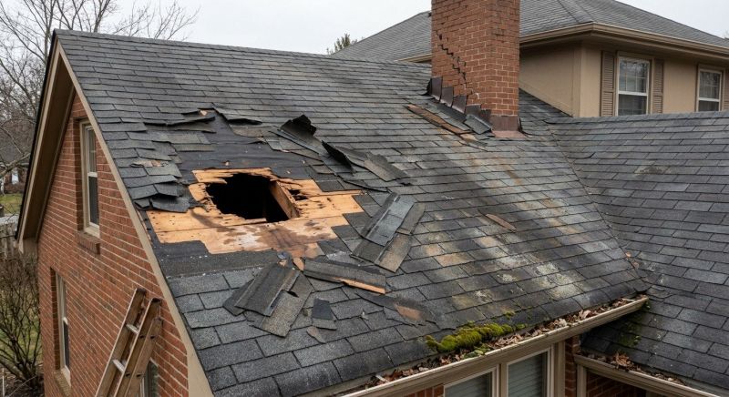 Storm Damage Roof Repair in Douglas County, CO