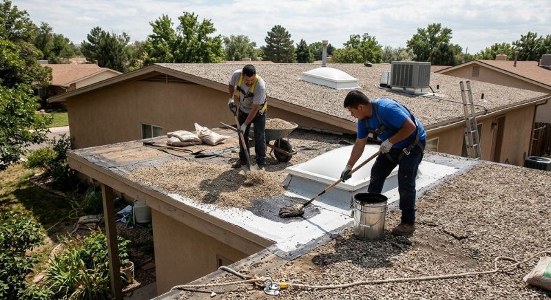 Tar And Gravel Roof Repair in Castle Rock, CO