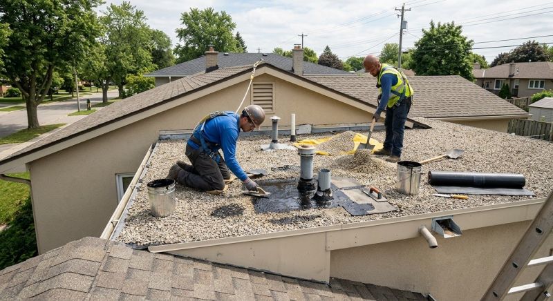 Tar And Gravel Roof Repair in Denver County, CO