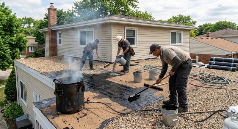 Tar And Gravel Roof Repair in Elbert County, CO