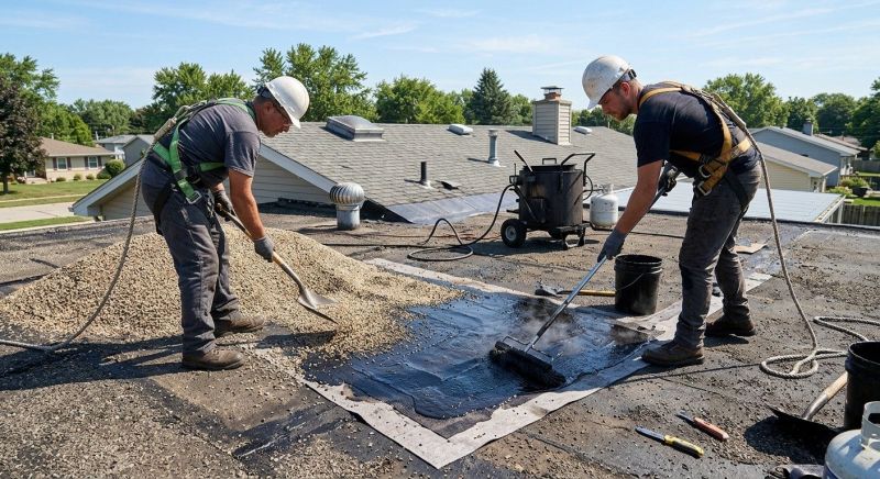 Tar And Gravel Roof Repair in Englewood, CO