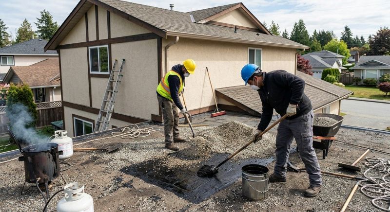 Tar And Gravel Roof Repair in Larkspur, CO