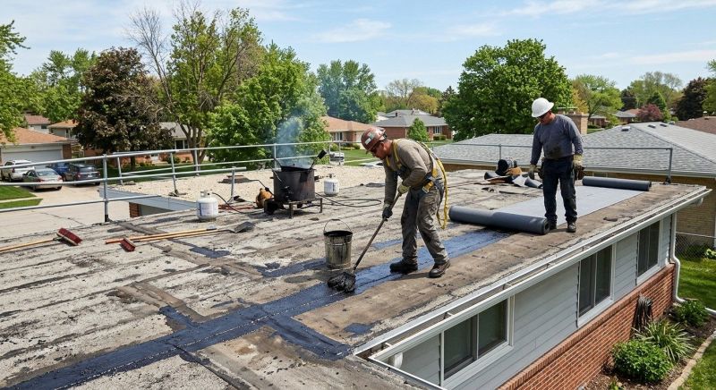 Tar Roof Repair in Aurora, CO