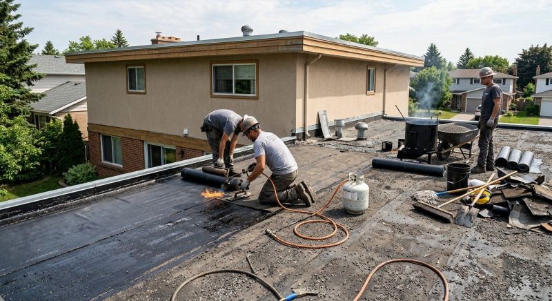 Tar Roof Repair in Denver County, CO