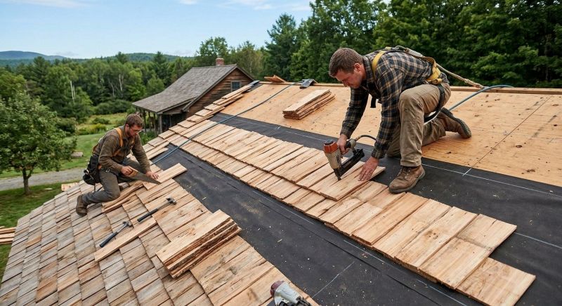 Wood Roofing Installation in Aurora, CO