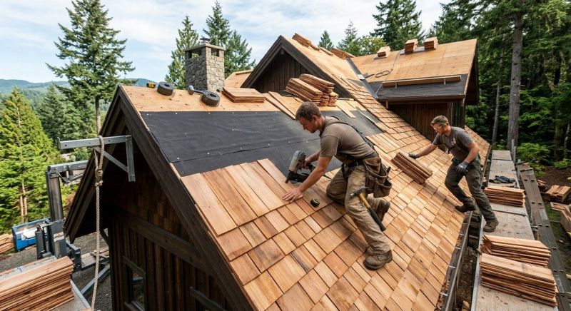 Wood Roofing Installation in Castle Rock, CO
