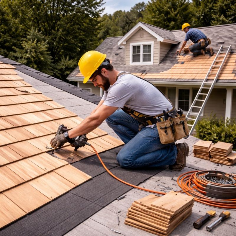 Wood Roofing Installation in Denver County, CO