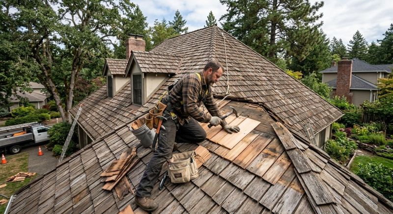 Wood Shake Roof Repair in Englewood, CO