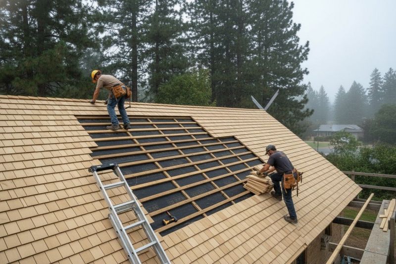 Wood Shake Roof Repair in Englewood, CO