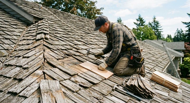 Wood Shake Roof Repair in Parker, CO